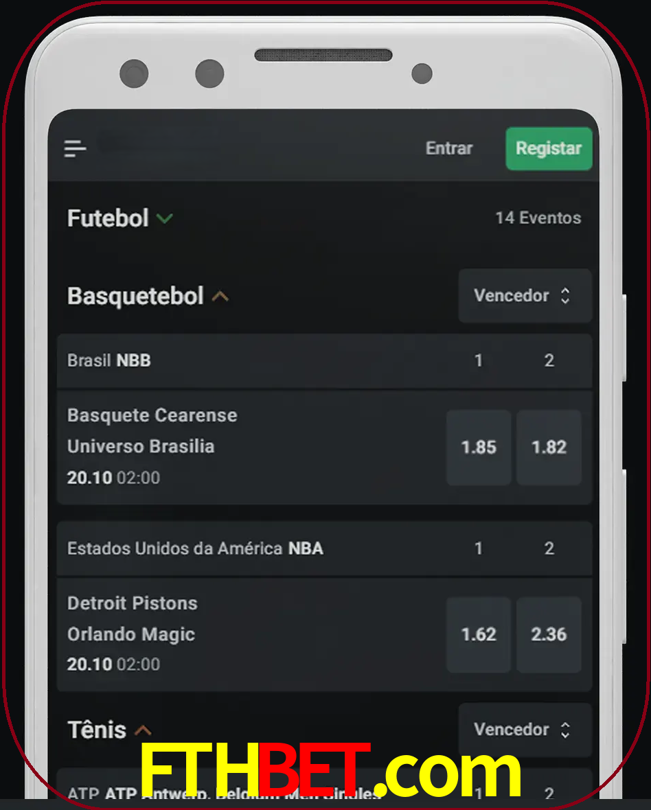 Aposte e assista aos esportes em formato ao vivo.