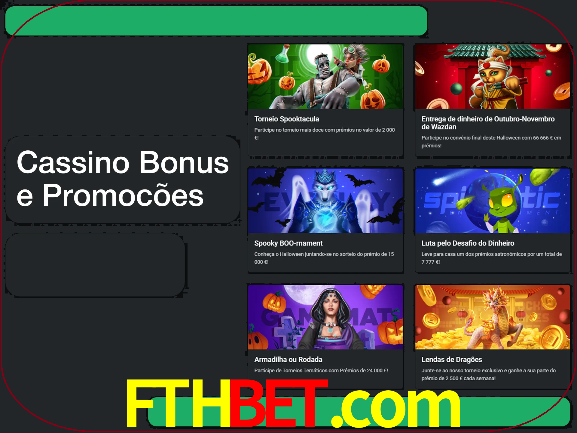 Verifique se há novos bônus de cassino para reivindicar.