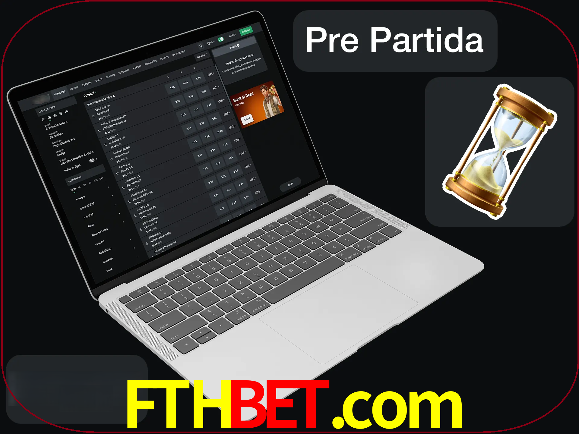 Fazer apostas em partidas futuras.