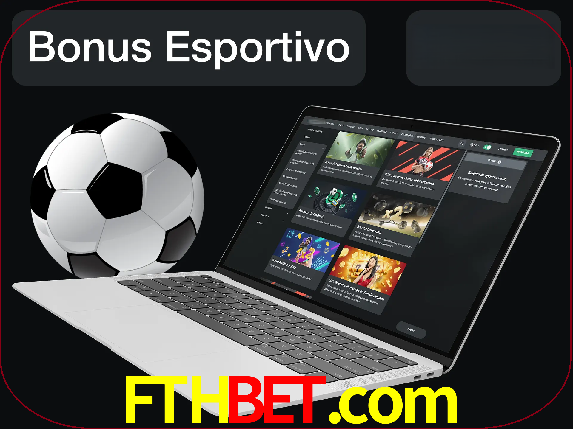 Antes de começar a apostar, use o bônus esportivo.