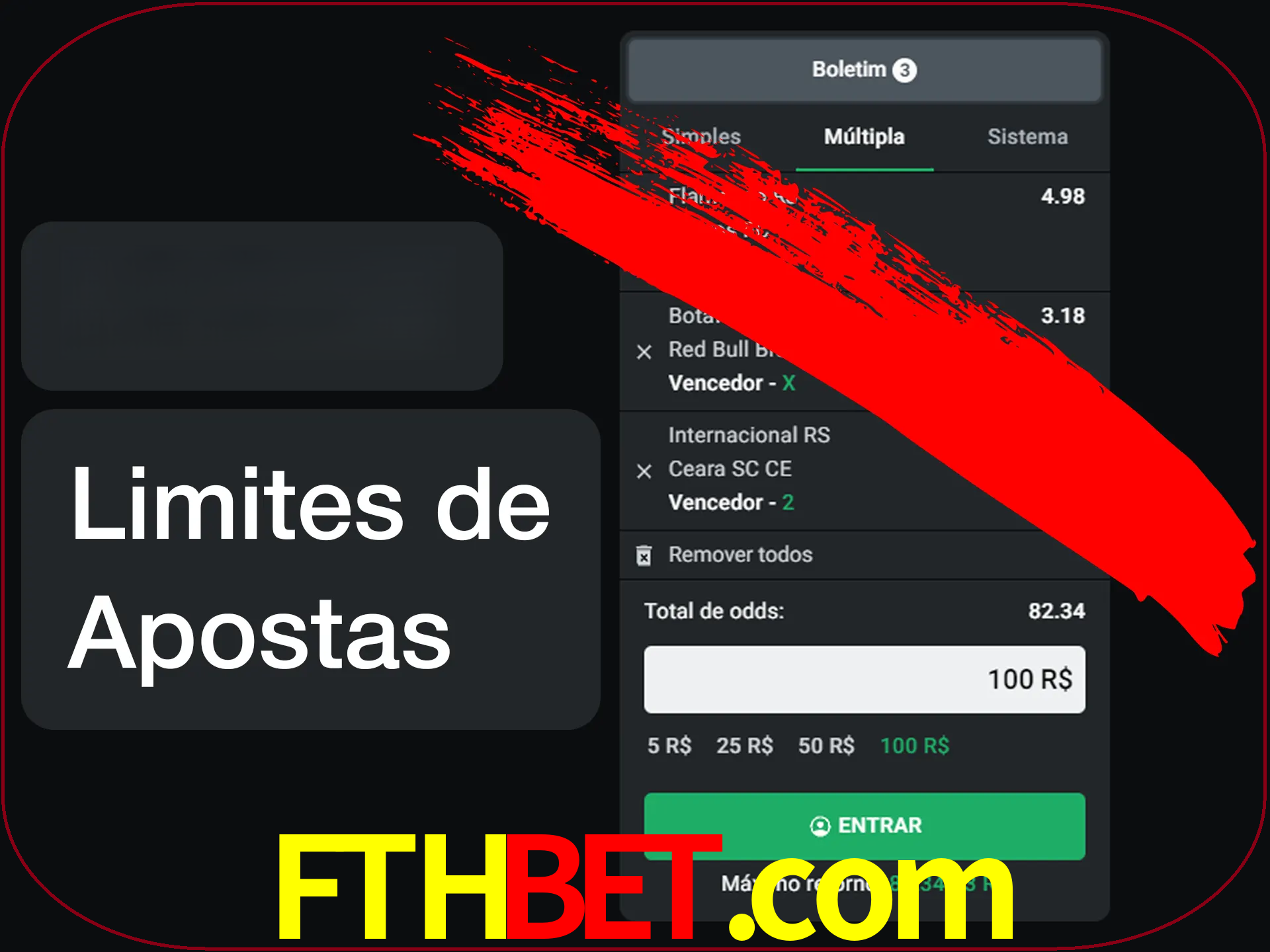 Não faça apostas loucas.
